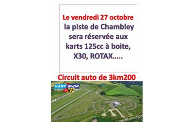 JOURNEE KART A CHAMBLEY, CIRCUIT AUTO