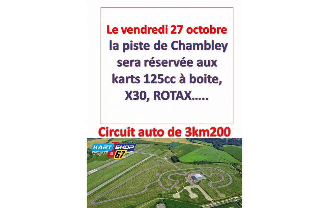 JOURNEE KART A CHAMBLEY, CIRCUIT AUTO